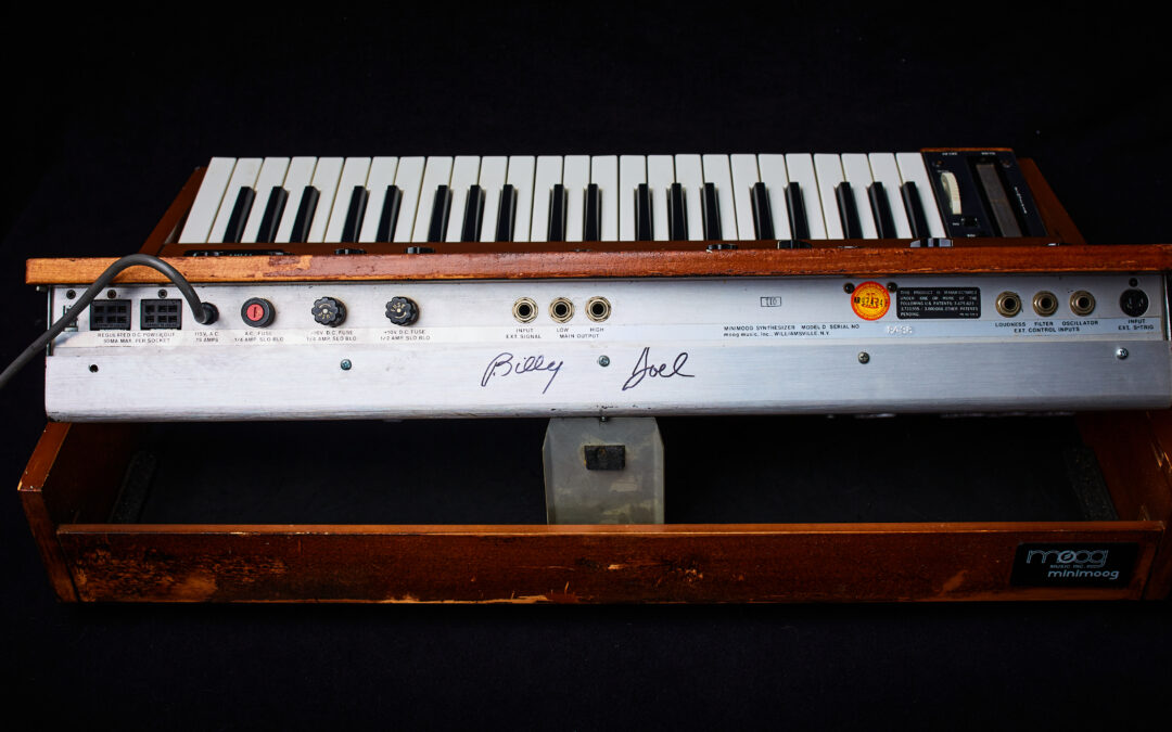 Rules and Regulations for the Bob Moog Foundation 2022 Summer Minimoog Raffle – Signed By Billy Joel