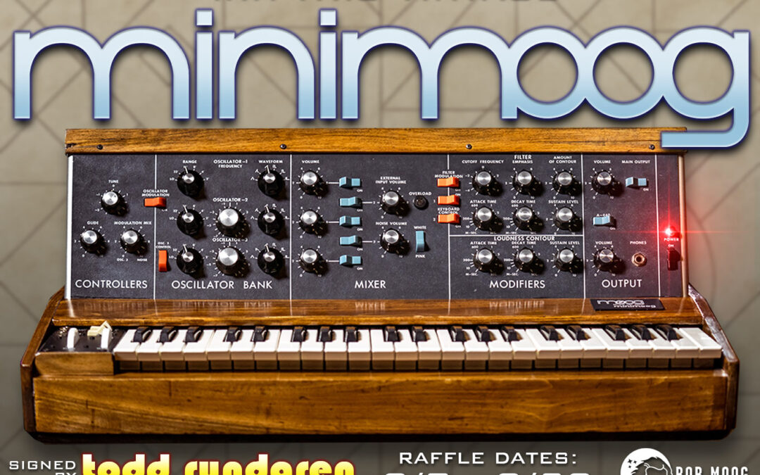 2025 Fall Raffle For Vintage Minimoog Signed by Todd Rundgren!
