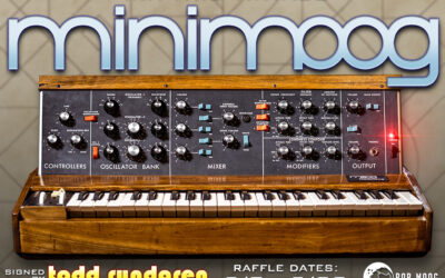 2025 Fall Raffle For Vintage Minimoog Signed by Todd Rundgren!