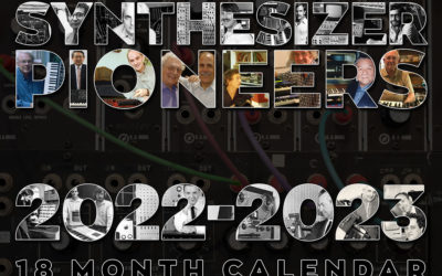 Synthesizer Pioneers: 2022 18-Month Wall Calendar Celebrates 60 Years of Synth Pioneers