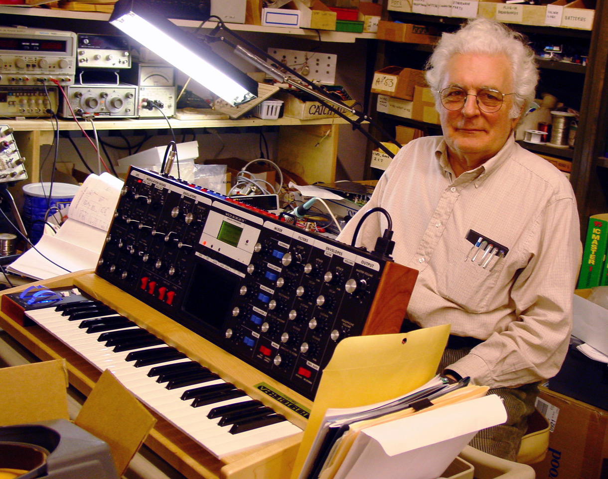 Bob Moog with Voyager