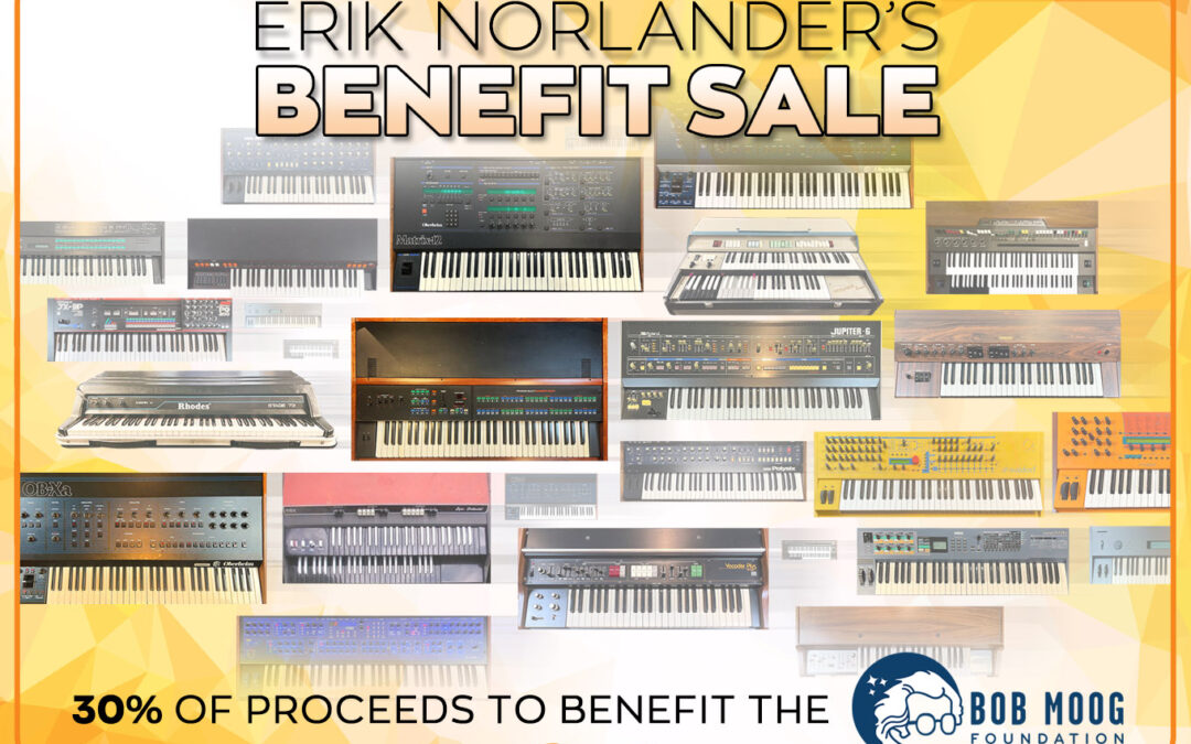 Erik Norlander Launches Keyboard Sale to Benefit Bob Moog Foundation