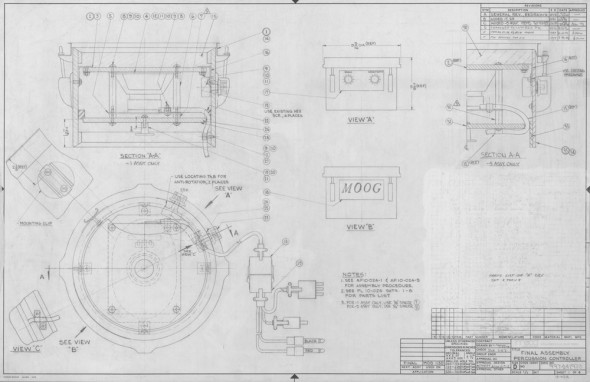 Engineering schematic on paper