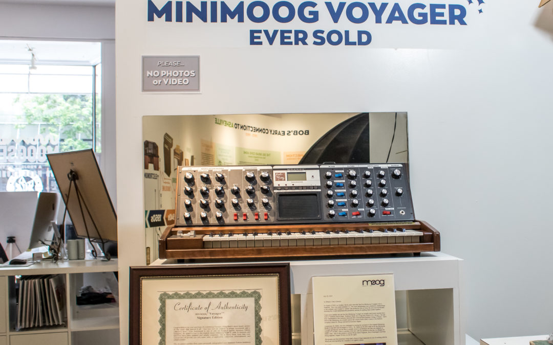 First Minimoog Voyager Ever Sold Now on Display In New Moogseum Exhibit