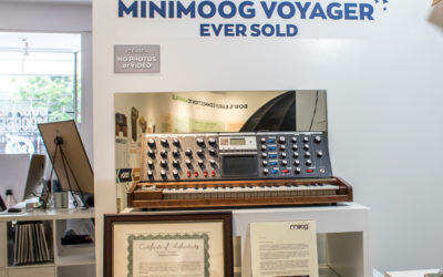 First Minimoog Voyager Ever Sold Now on Display In New Moogseum Exhibit