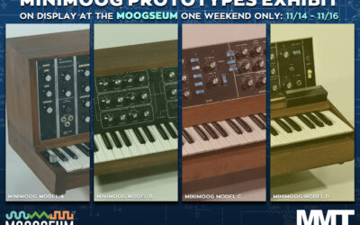 Minimoog Prototype Exhibit at the Moogseum November 14 – 16, 2025