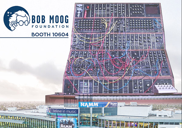 Bob Moog Foundation at NAMM 2026 with Keith Emerson Modular Reissue