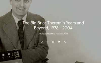 Moogseum Adds “Fifty Years of Bob Moog Theremins” to Google Arts & Culture Exhibits