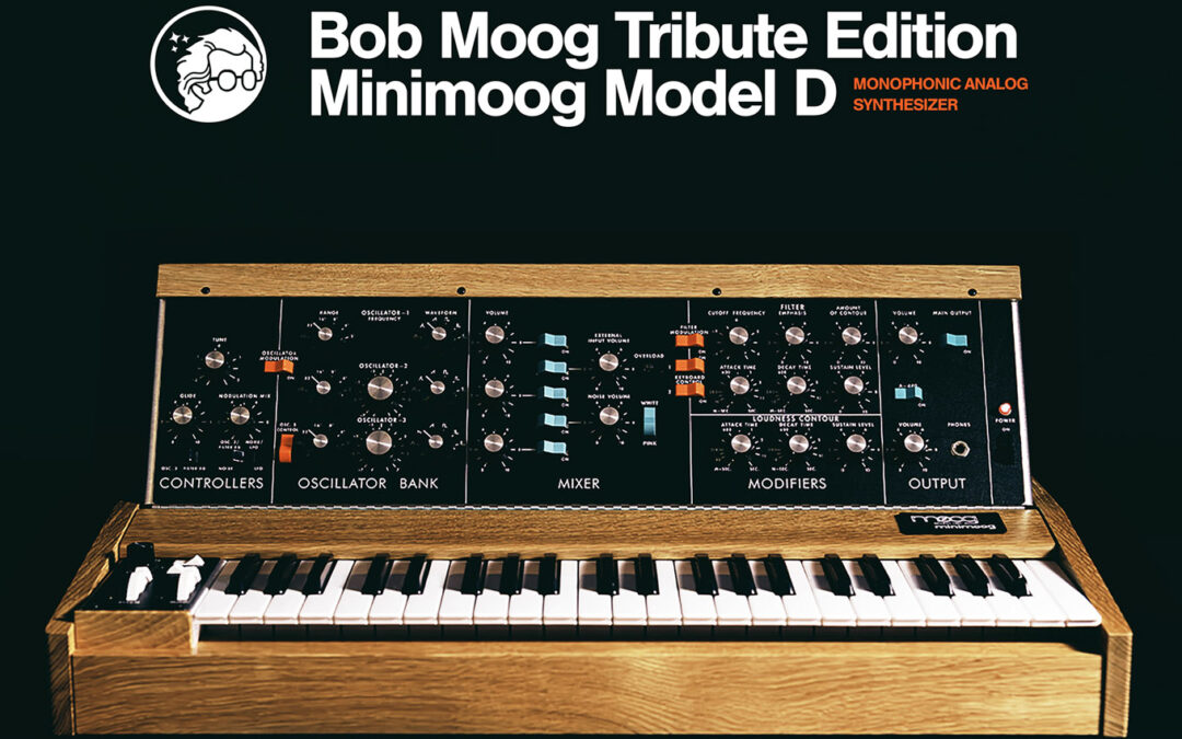 Moog Music Announces Bob Moog Tribute Edition Minimoog Model D Benefitting the Bob Moog Foundation